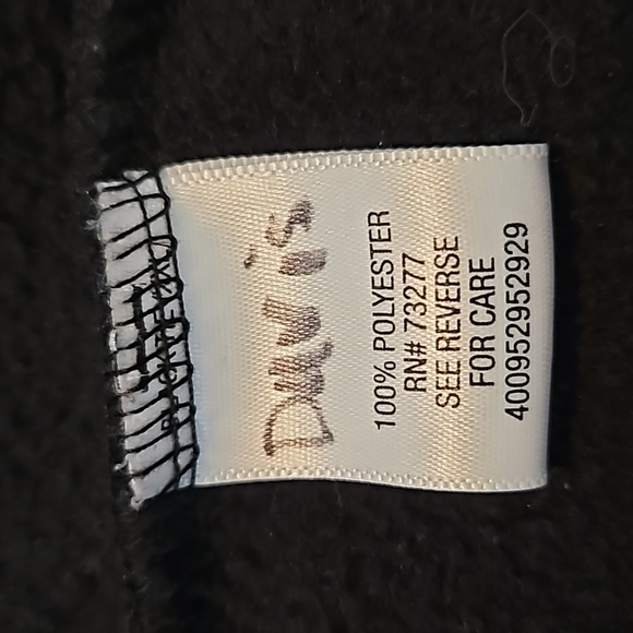 Croft & Barrow | Men's Black Fleece 1/4 Zip Pockets Jacket Sz XXL - Picture 8 of 8